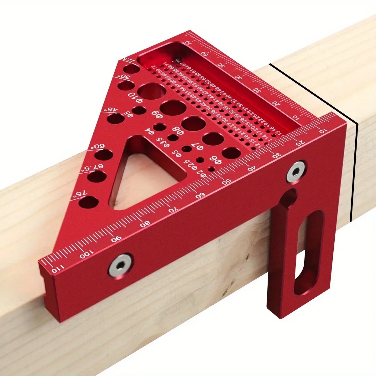 Workshop Measuring Tools - Penggaris Pengukur Multi-Sudut 3D, 45/90 °