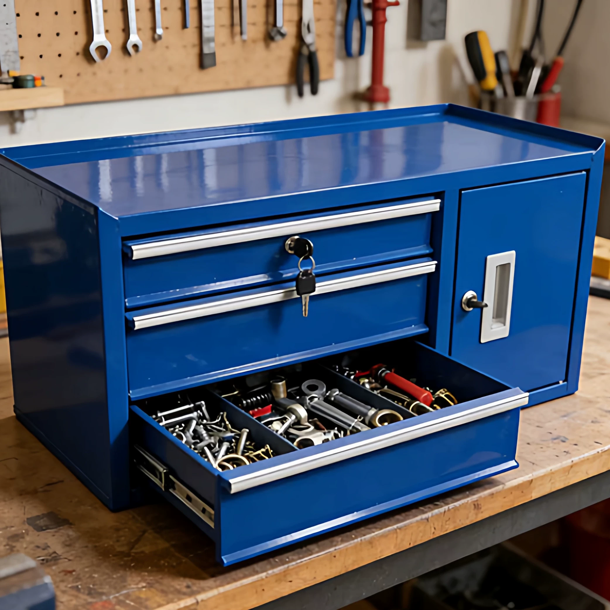 Tools Box For Workshop - Kabinet Alat Meja Besi Serbaguna, Kotak