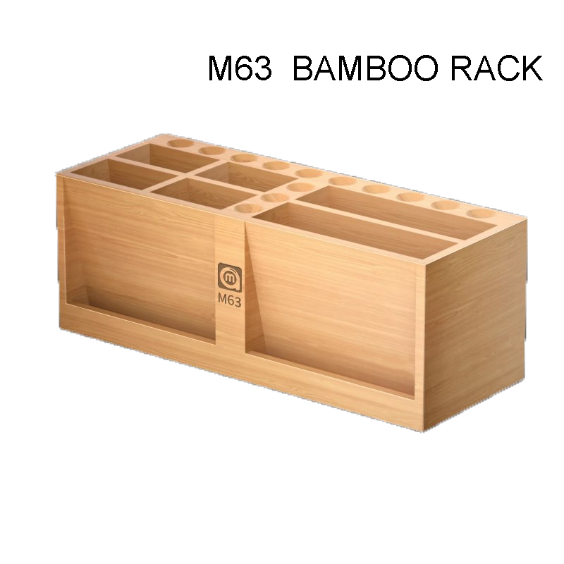 Tools For Woodworking Workshop - Amaoe M63 kotak penyimpanan Bambo, rak