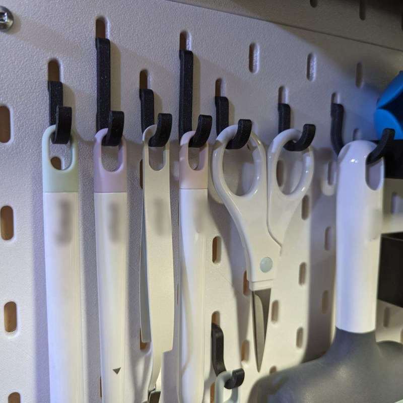 Workshop Tools.Hanging Board - Kait Gantung Dinding Pegboard Flush Hook,