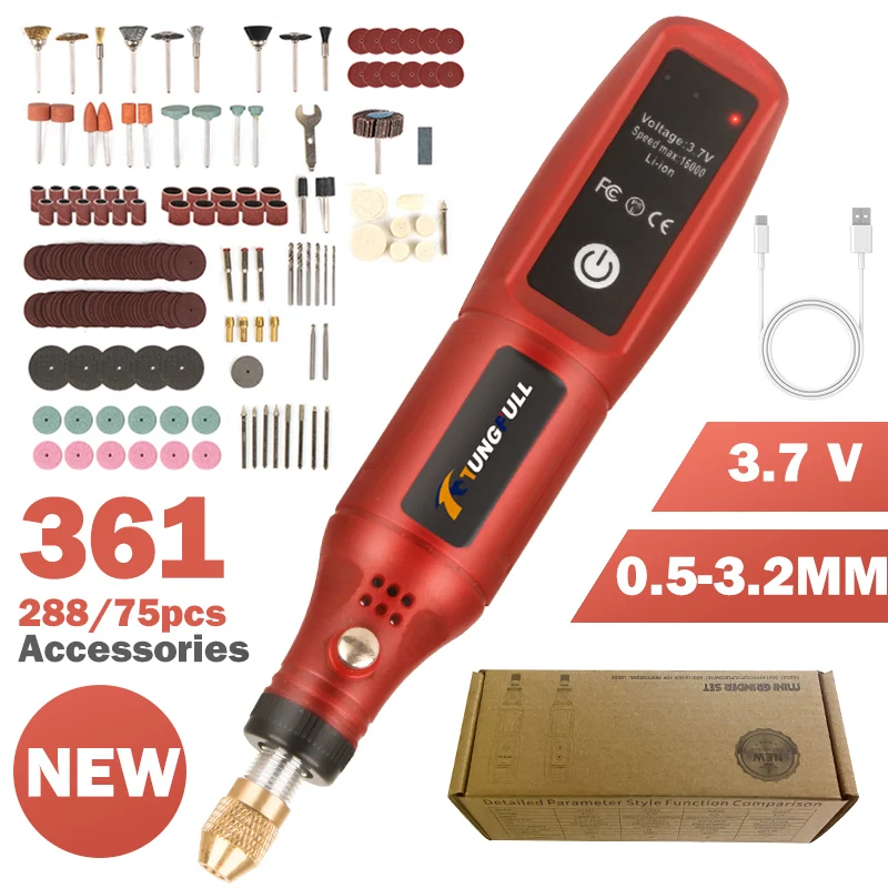 Power Tools For Workshop - Pena Ukir Tanpa Kabel Isi Ulang