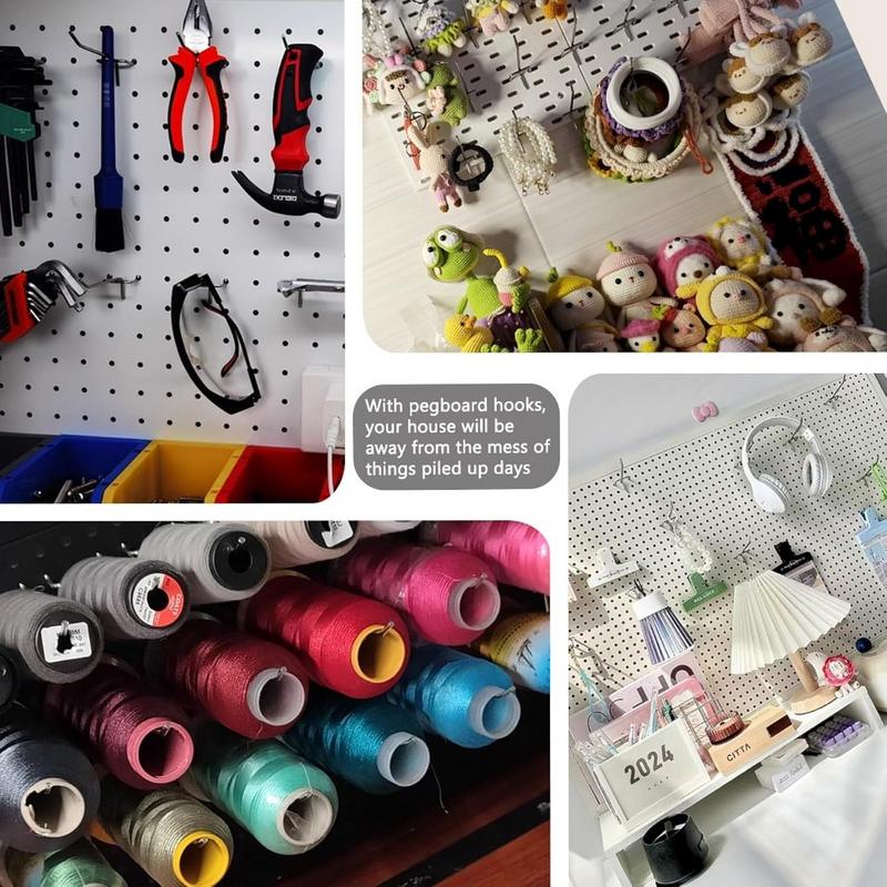 Workshop Tools Board - 170 Buah Kait Pegboard Berbagai Ukuran
