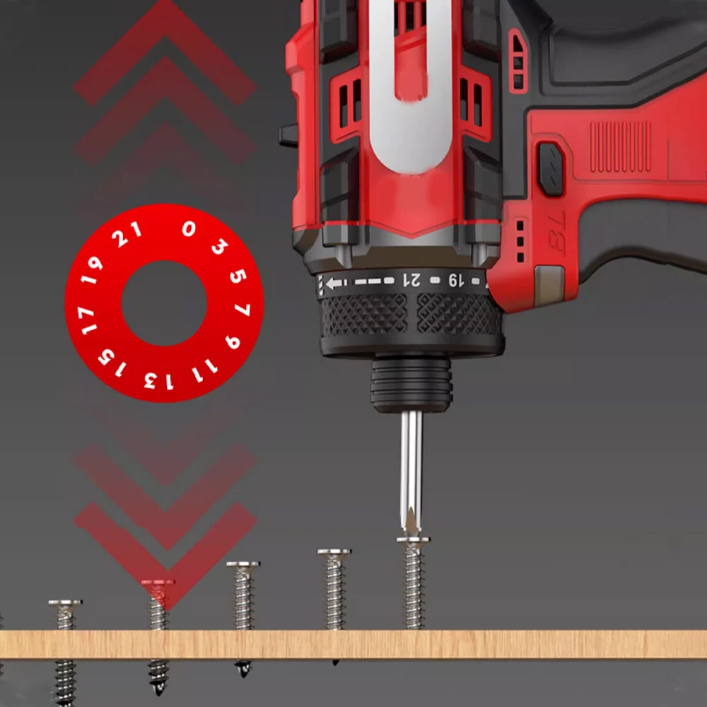 Bor listrik tanpa sikat 80N.m  - Power Tools For Workshop ulasan dan harga