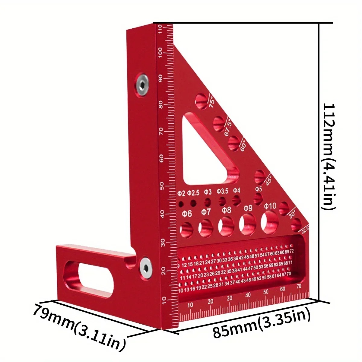 Penggaris Pengukur Multi-Sudut - Workshop Measuring Tools ulasan dan harga