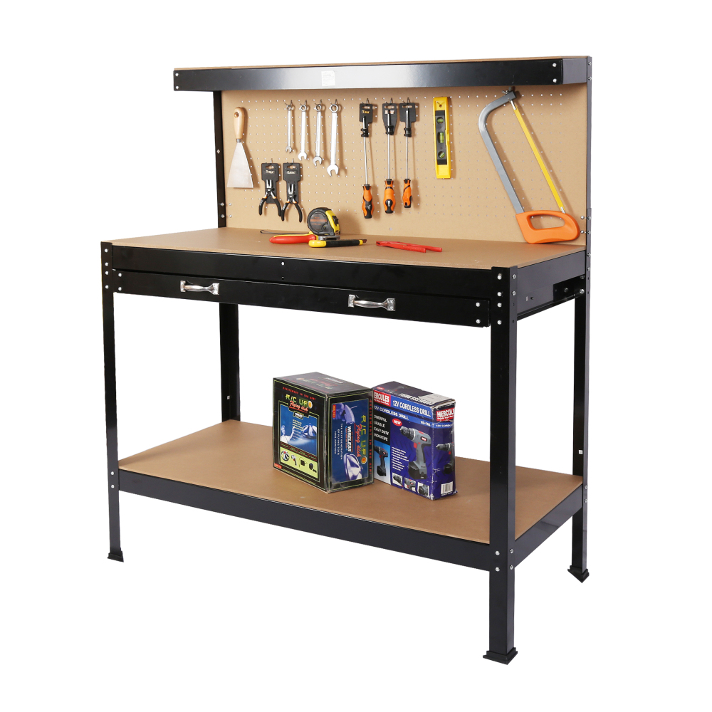 Meja Kerja Baja dengan Penyimp - Workshop Tools Board ulasan dan harga