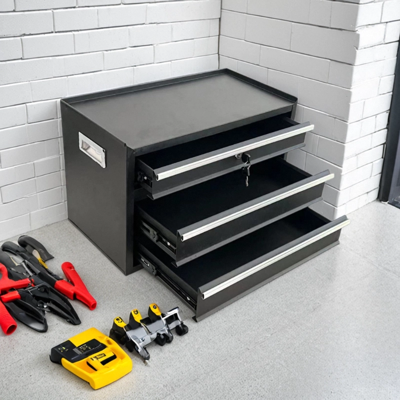 Kabinet Alat Meja Besi Serbagu - Tools Box For Workshop ulasan dan harga