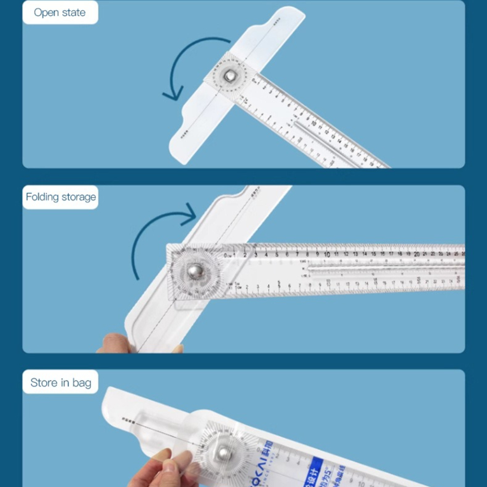 Penggaris Persegi T Dua Sisi P - Workshop Measuring Tools ulasan dan harga
