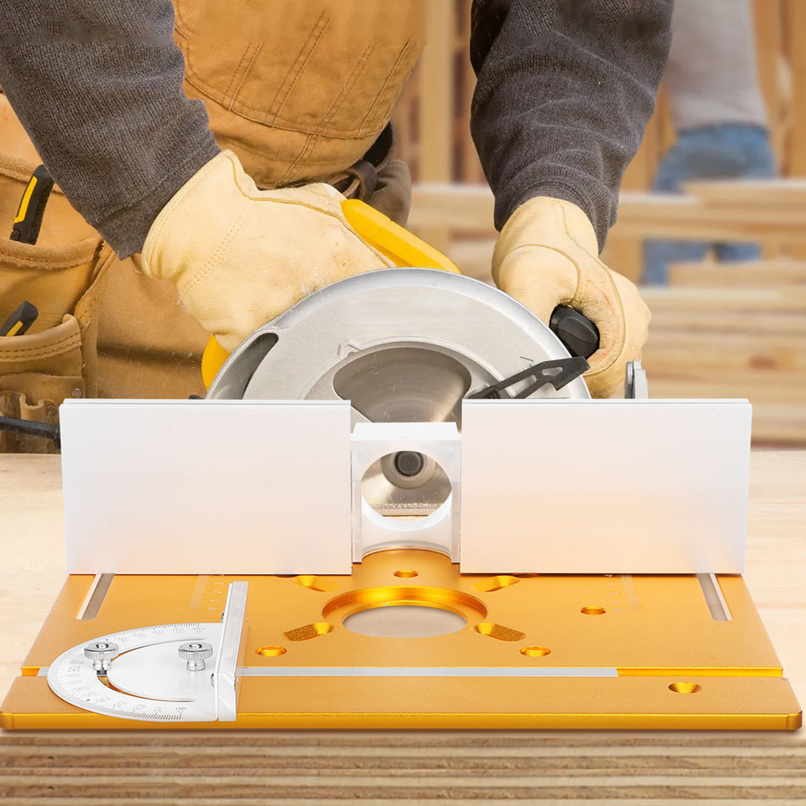Pelat Penyangga Meja Router Al - Router Table Insert ulasan dan harga