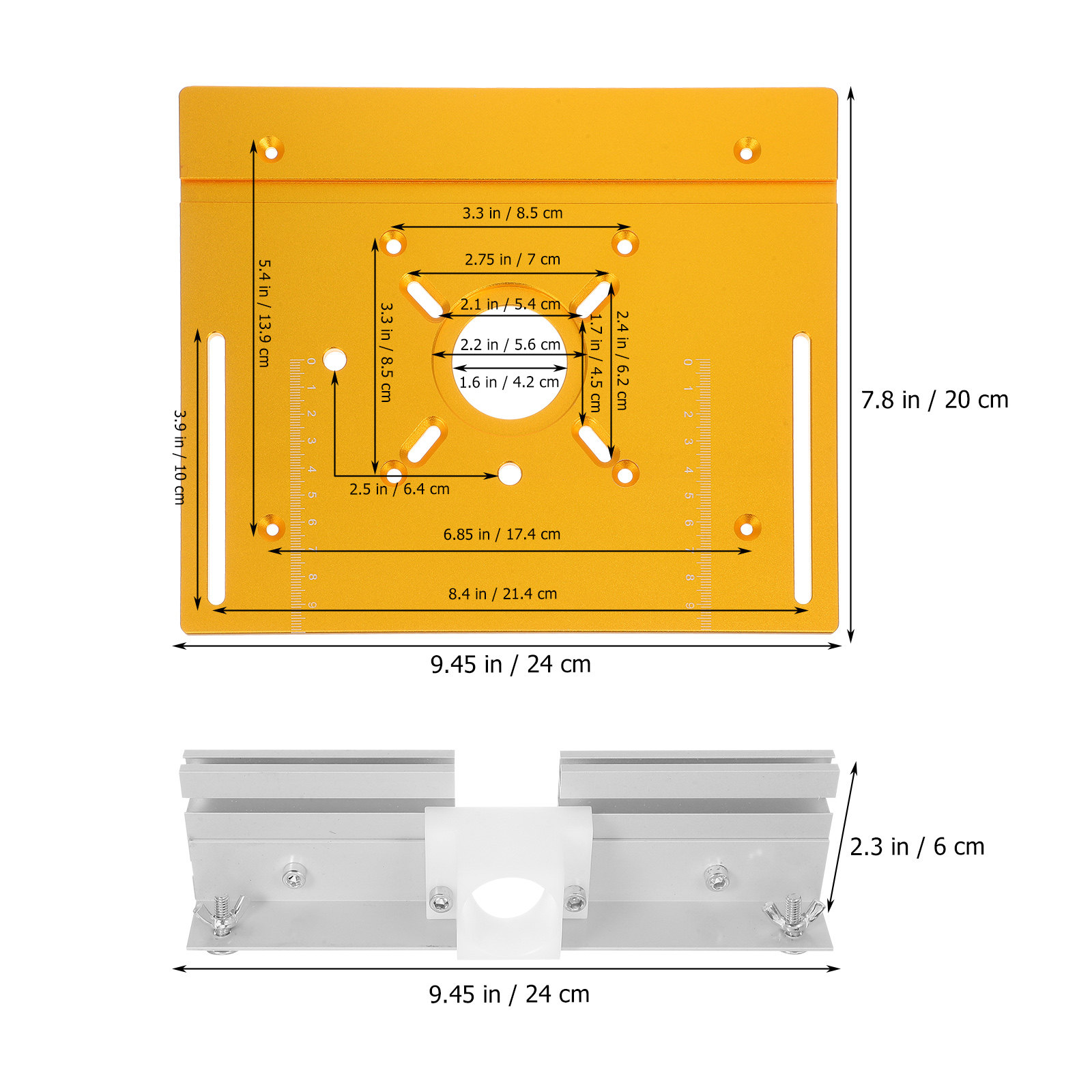 Pelat Penyangga Meja Router Al - Router Table Insert ulasan dan harga