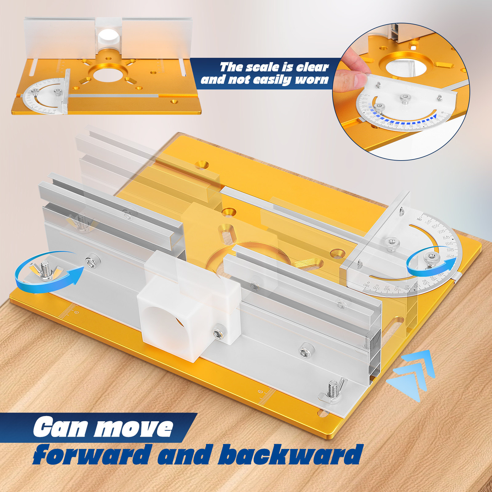 Pelat Penyangga Meja Router Al - Router Table Insert ulasan dan harga