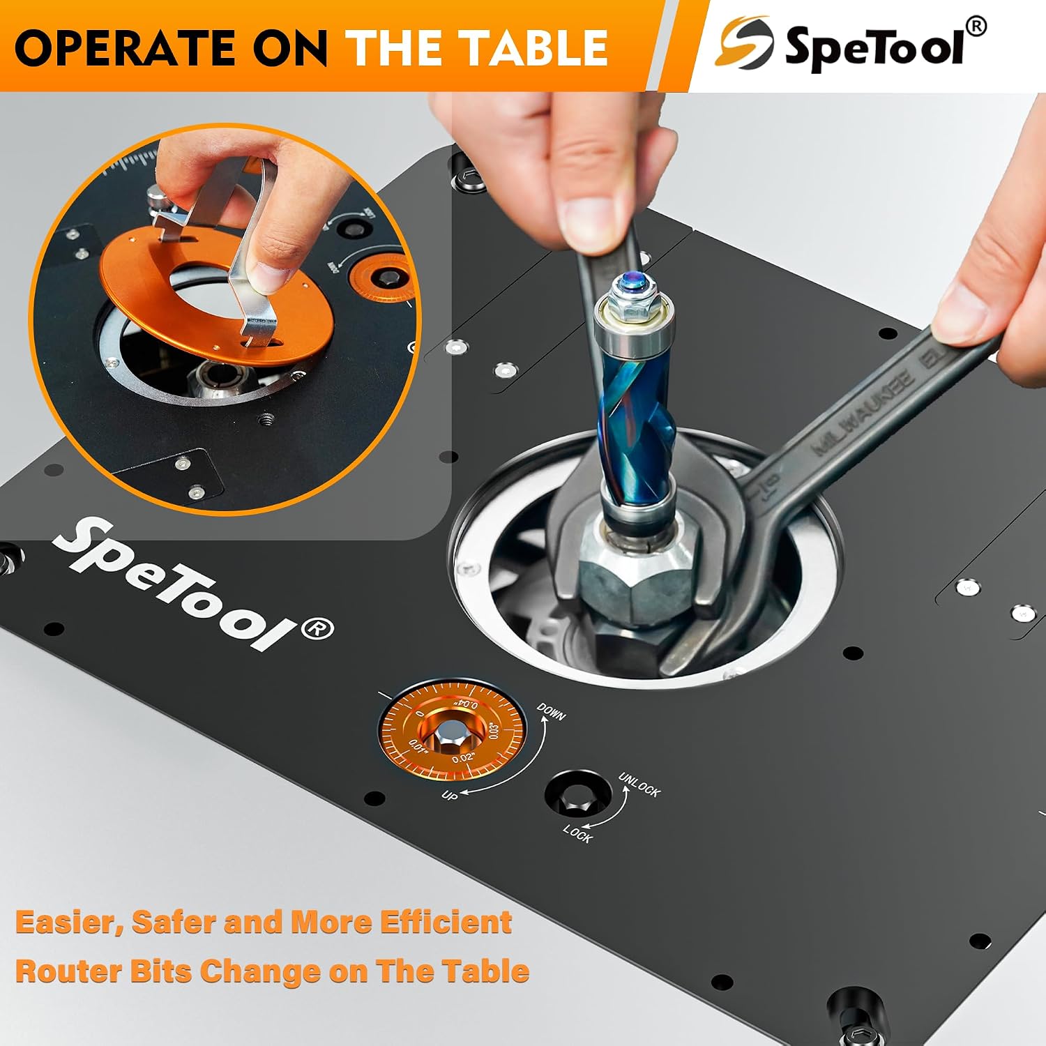 Sistem Pengangkat Router – Kit - Router Table Insert ulasan dan harga