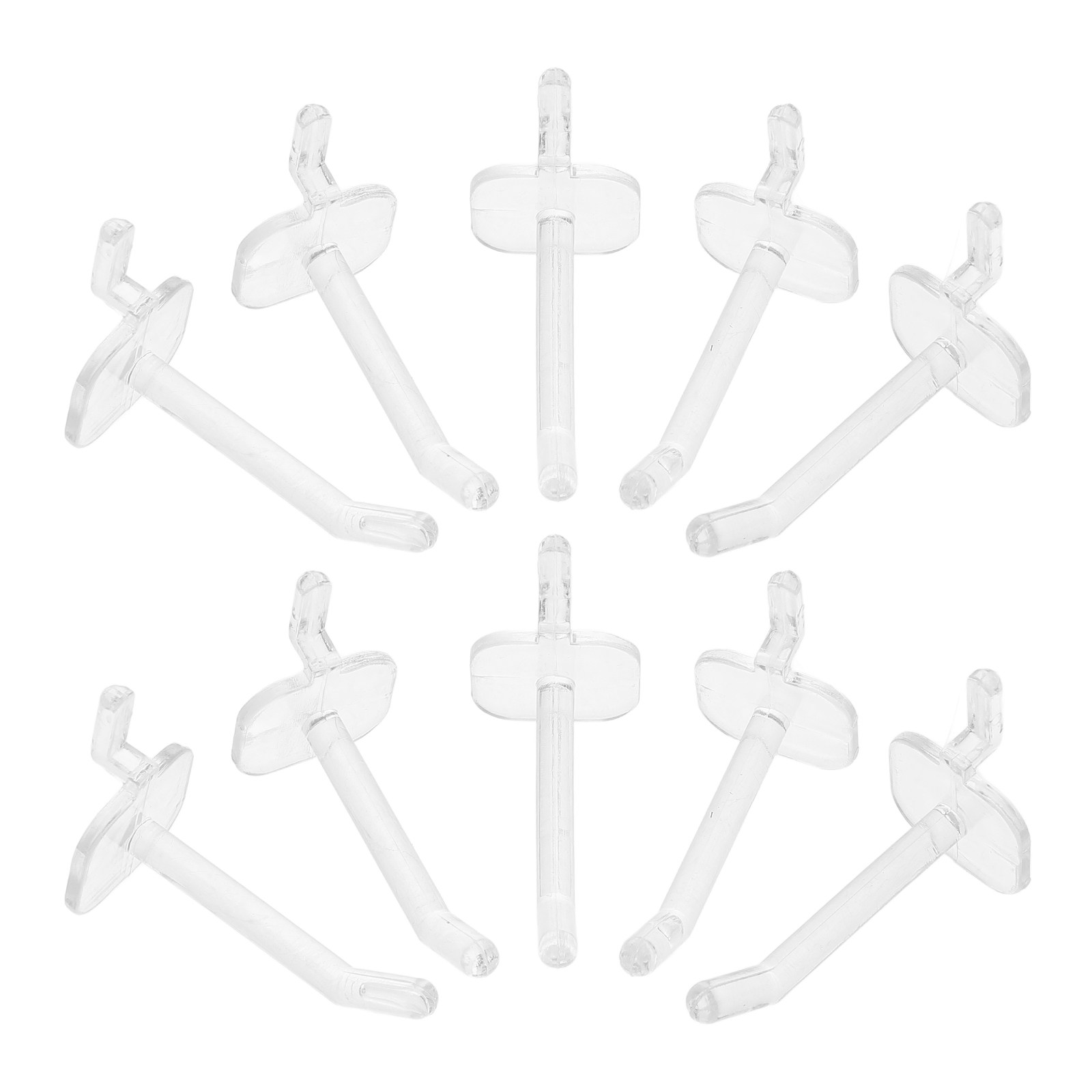 50 buah pengait plastik transp - Workshop Tools.Hanging Board ulasan dan harga