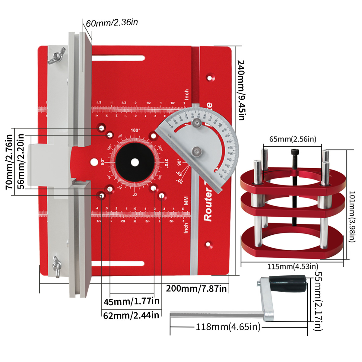 Pelat Sisipan Meja Router Baru - Router Table Insert ulasan dan harga