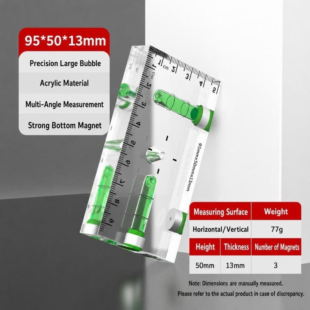 1 buah penggaris mini akrilik  - Workshop Measuring Tools ulasan dan harga